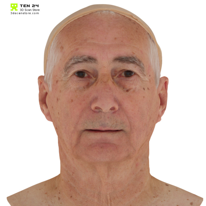 Male 46 Head Scan Cleaned