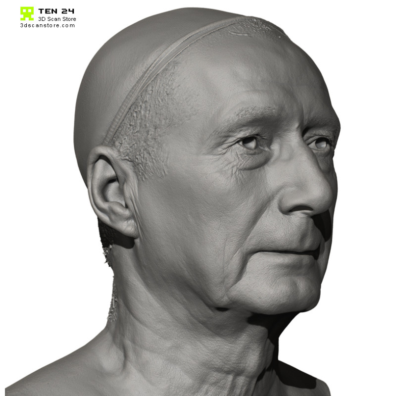 Male 46 Head Scan Cleaned