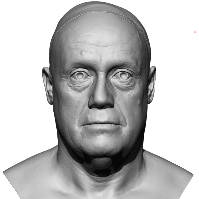 Male 47 Head Scan Cleaned