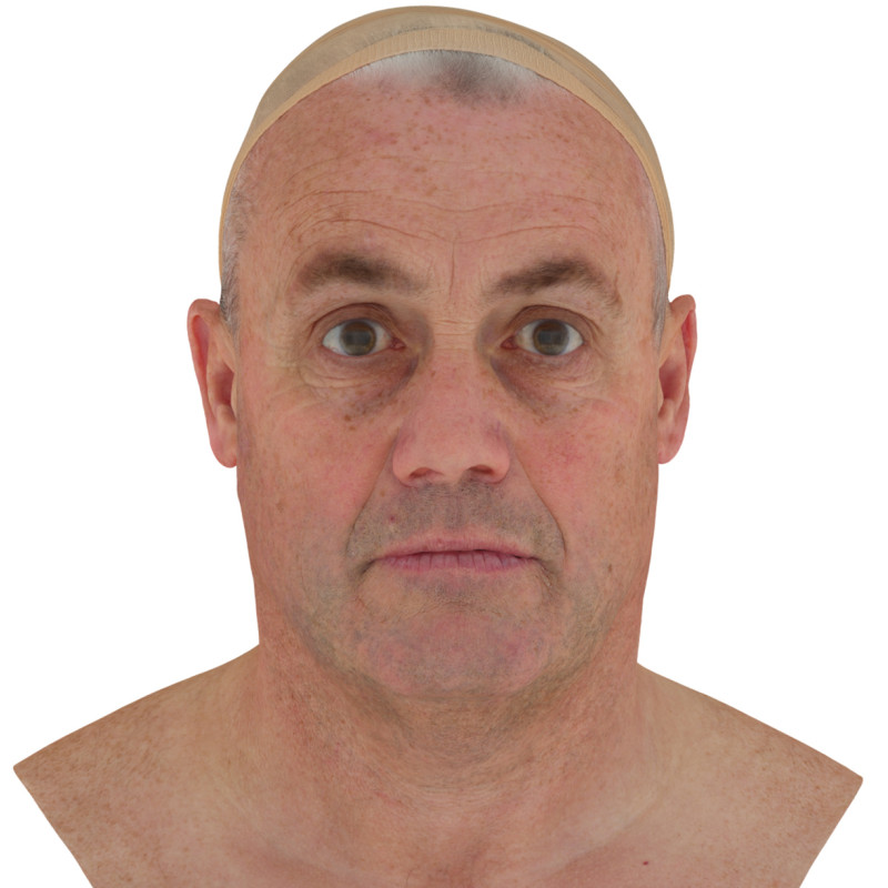 Male 47 Head Scan Cleaned