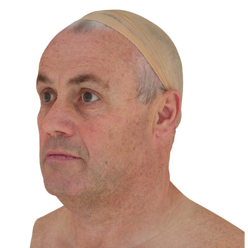 Male 47 Head Scan Cleaned