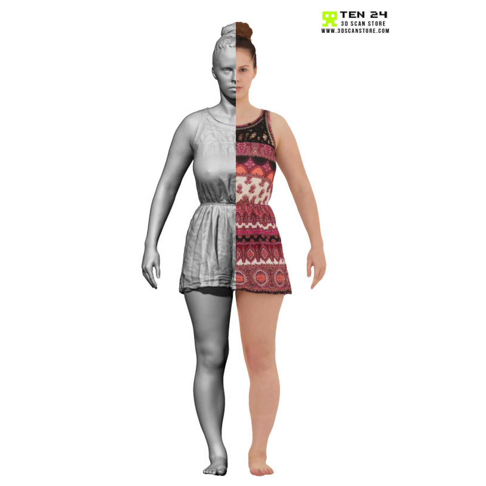 Female 3d Body Models Different Poses 03| Female 3d Body Scans