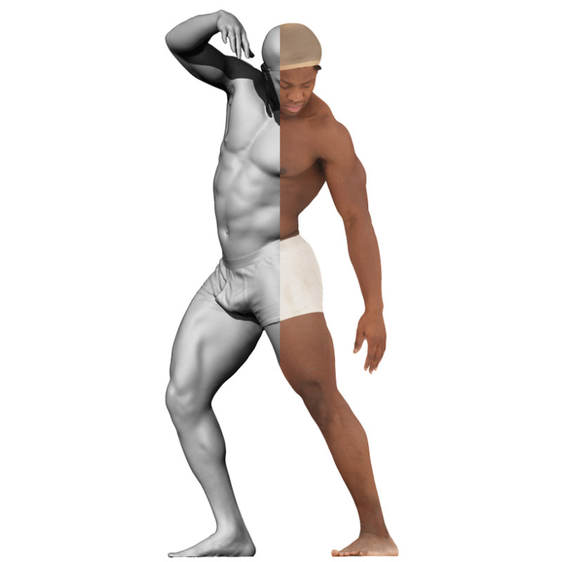 Male 02 Life Model Bundle