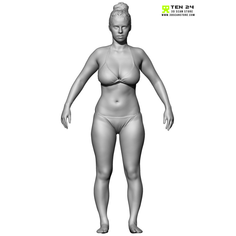 Female 03 Life Model Bundle + Render Scene