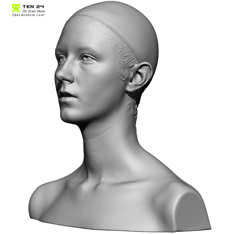 Female 12 Head Scan Cleaned