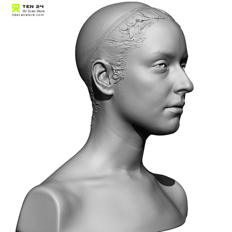 Female 13 Head Scan Cleaned