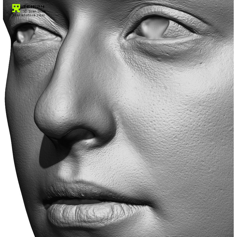 Female 13 Head Scan Cleaned