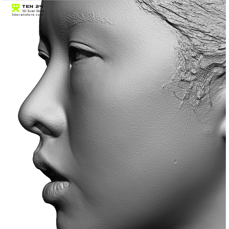 Female 14 Head Scan Cleaned