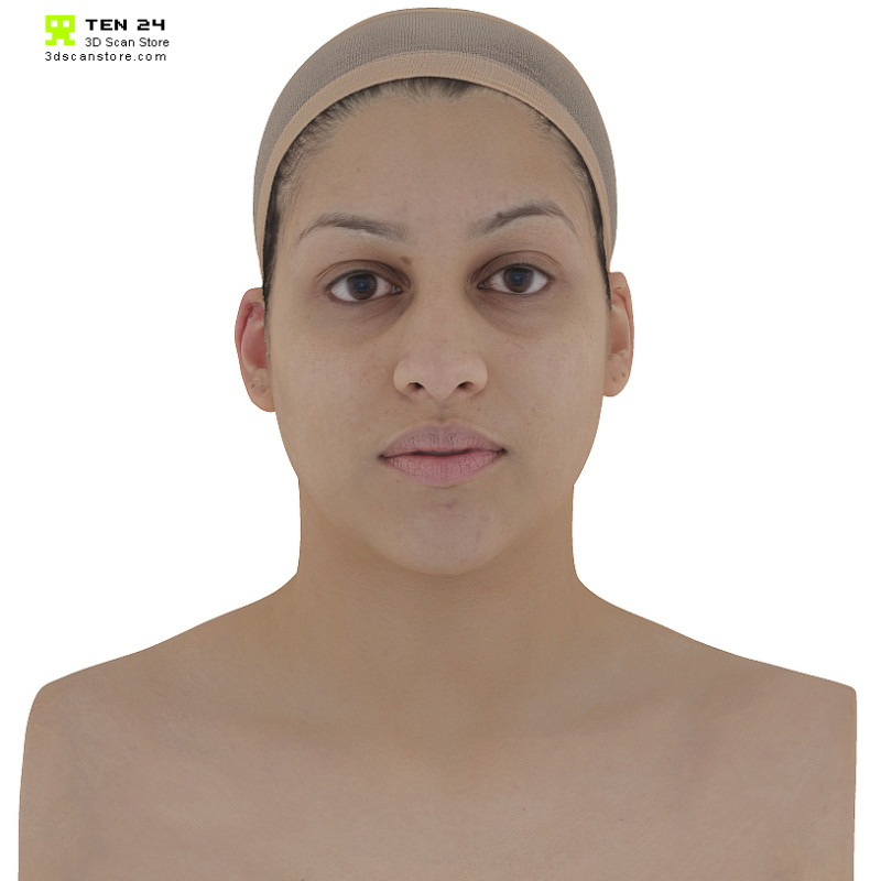 Female 10 Head Scan Cleaned