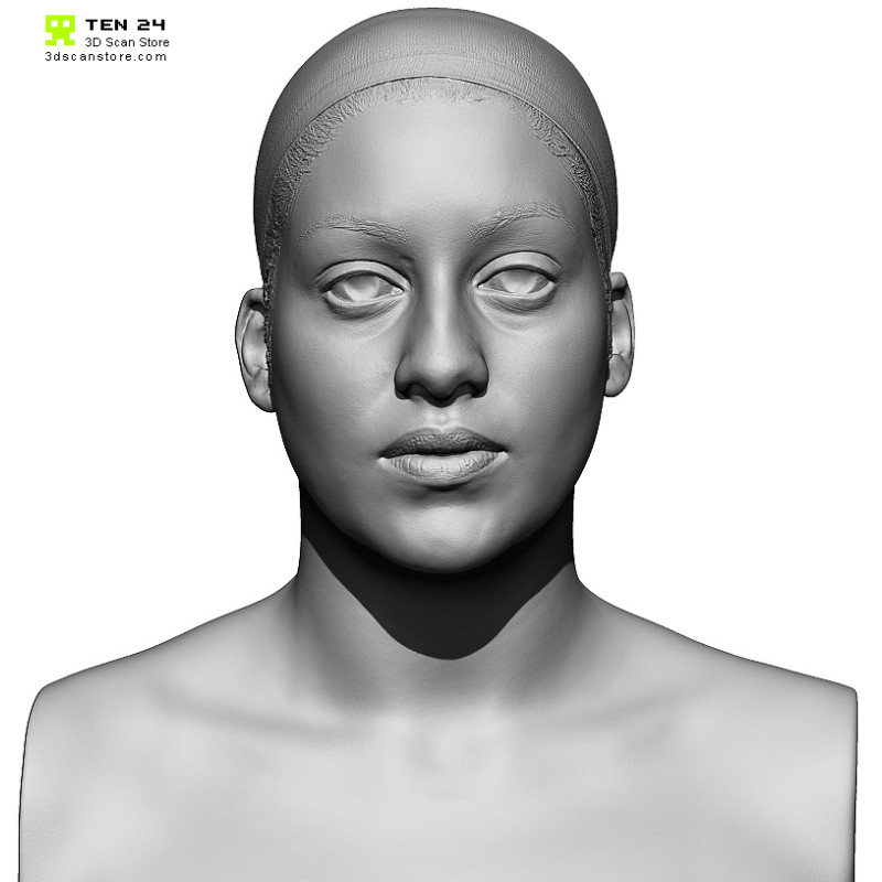 Female 10 Head Scan Cleaned