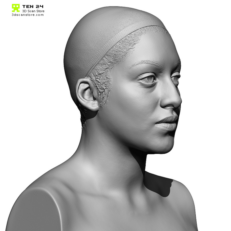 Female 10 Head Scan Cleaned