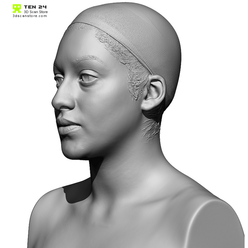 Female 10 Head Scan Cleaned