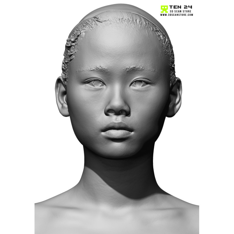 Female 11 Head Scan Cleaned