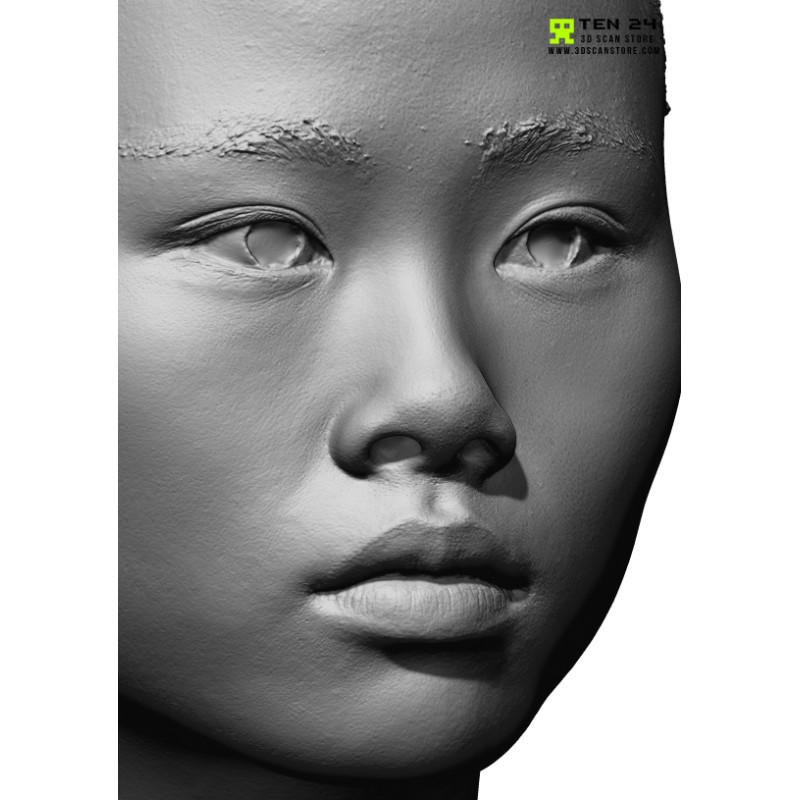 Female 11 Head Scan Cleaned