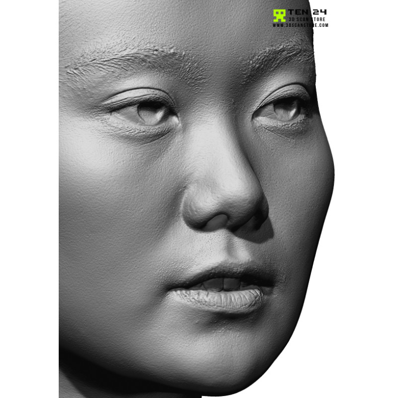 Female 15 Head Scan Cleaned