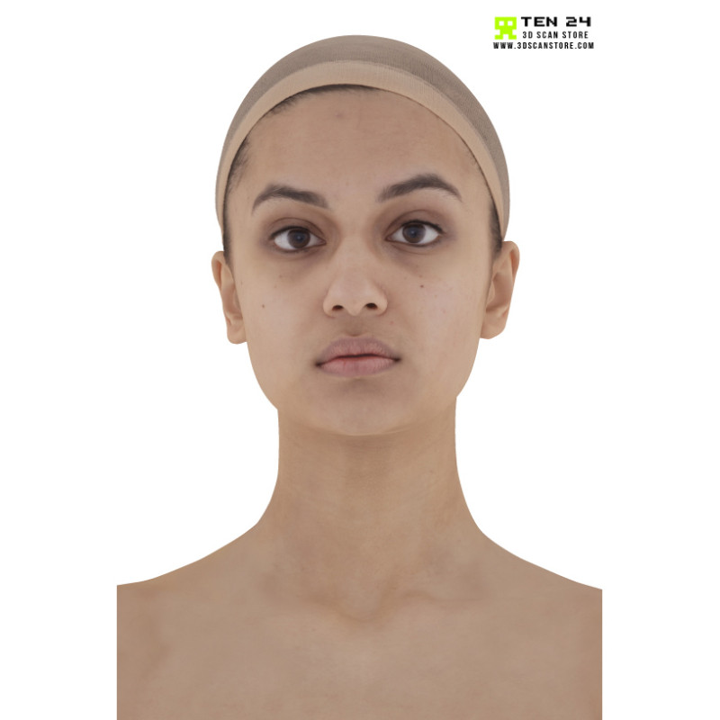 Female 16 Head Scan Cleaned