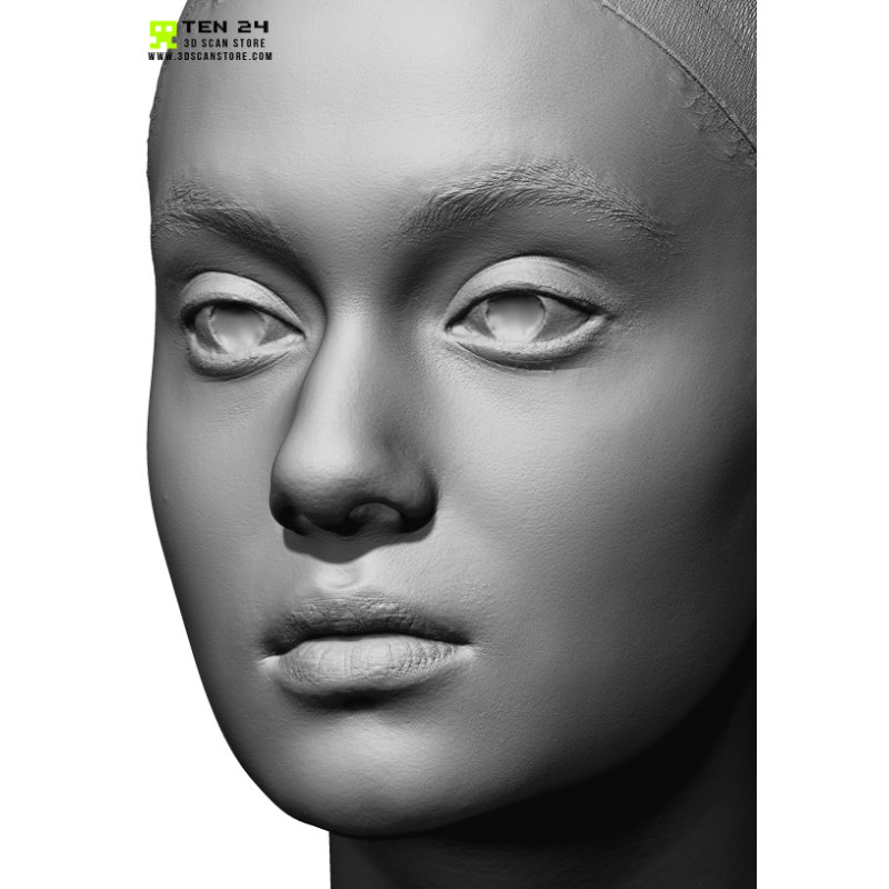 Female 16 Head Scan Cleaned