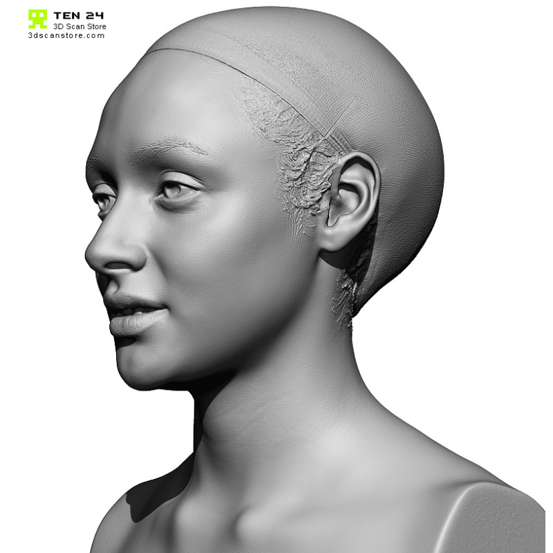 Female 17 Head Scan Cleaned