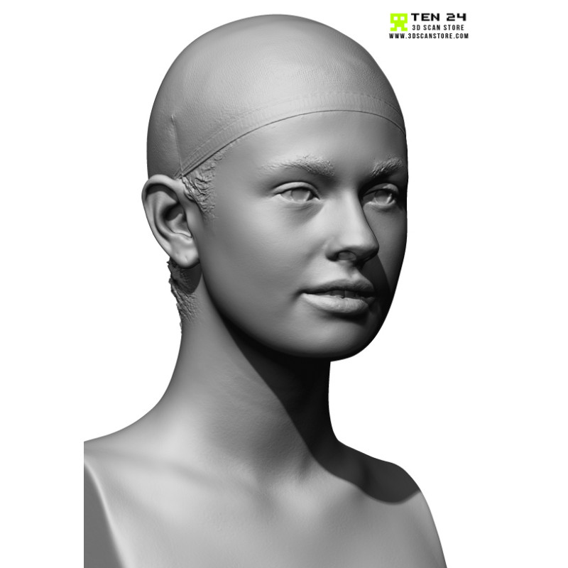 Female 18 Head Scan Cleaned