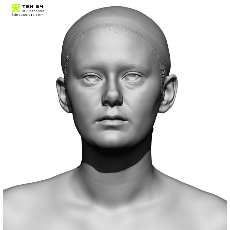 Female 19 Head Scan Cleaned