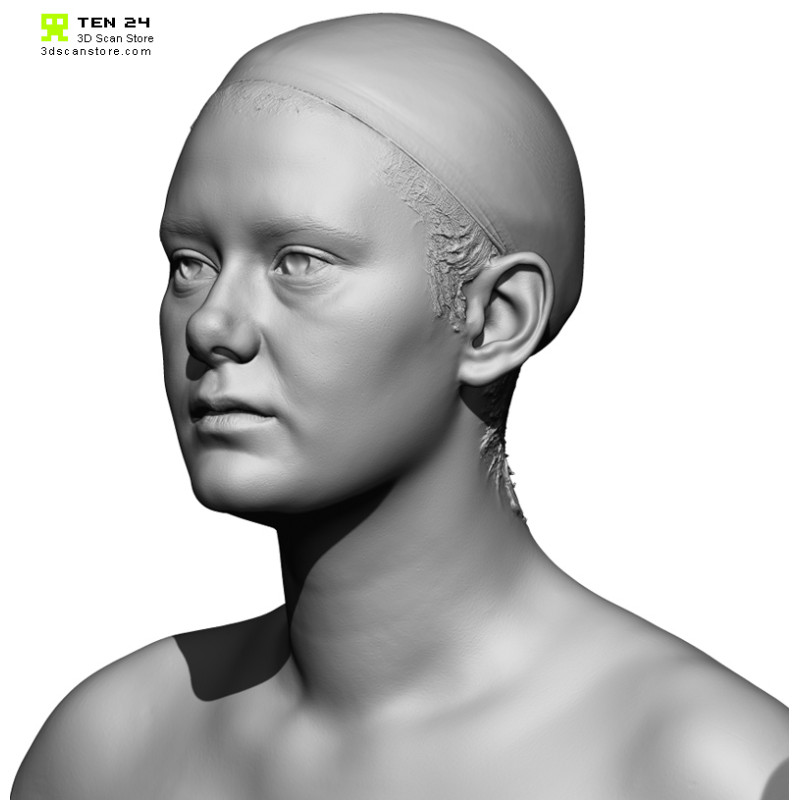 Female 19 Head Scan Cleaned