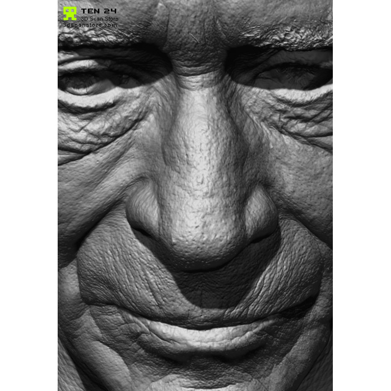 Male 01 Head Scan Cleaned