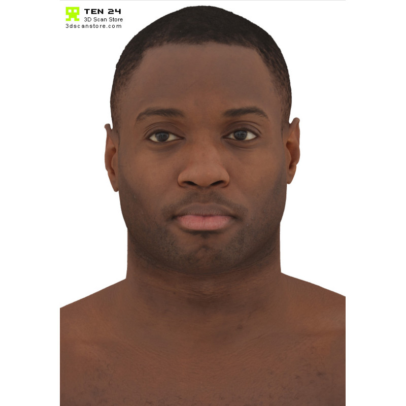 Male 02 Head Scan Cleaned