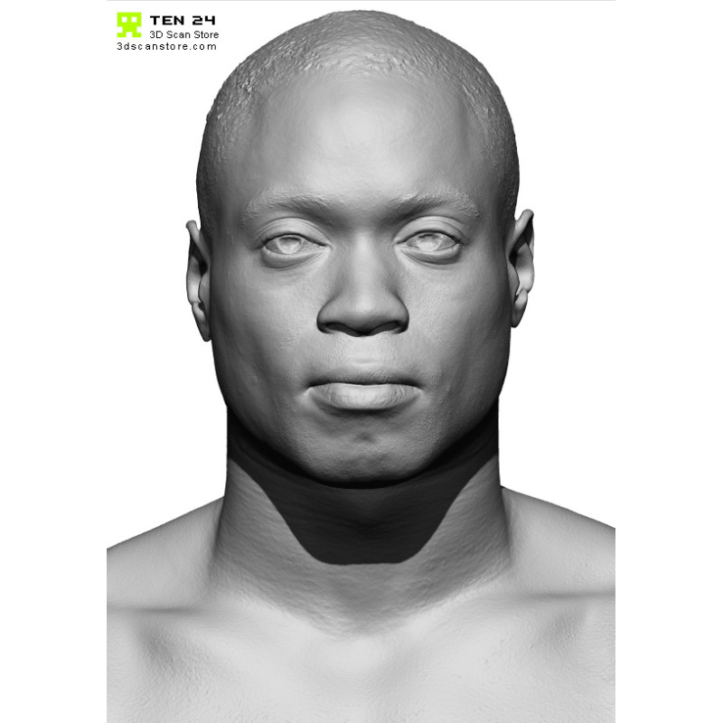 Male 02 Head Scan Cleaned