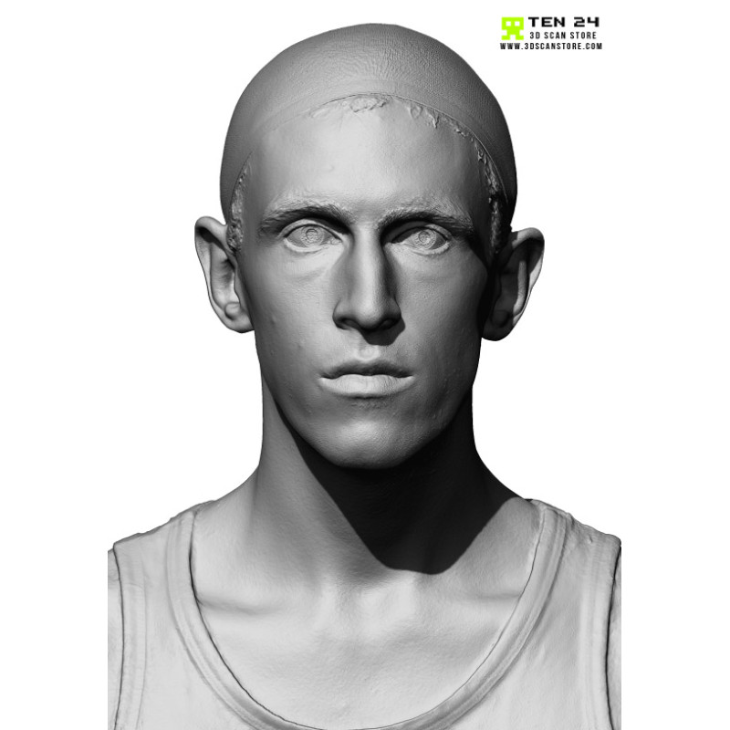 Male 10 Head Scan Cleaned