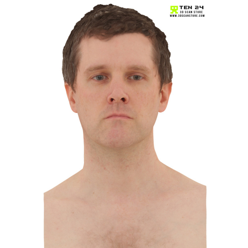 Male 12 Head Scan Cleaned