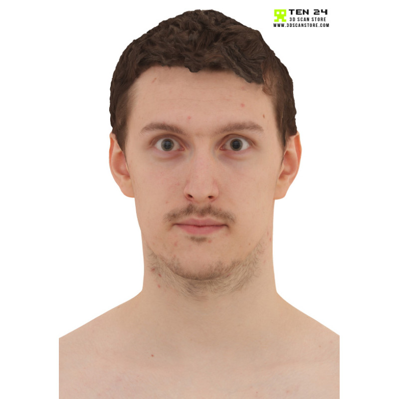 Male 13 Head Scan Cleaned