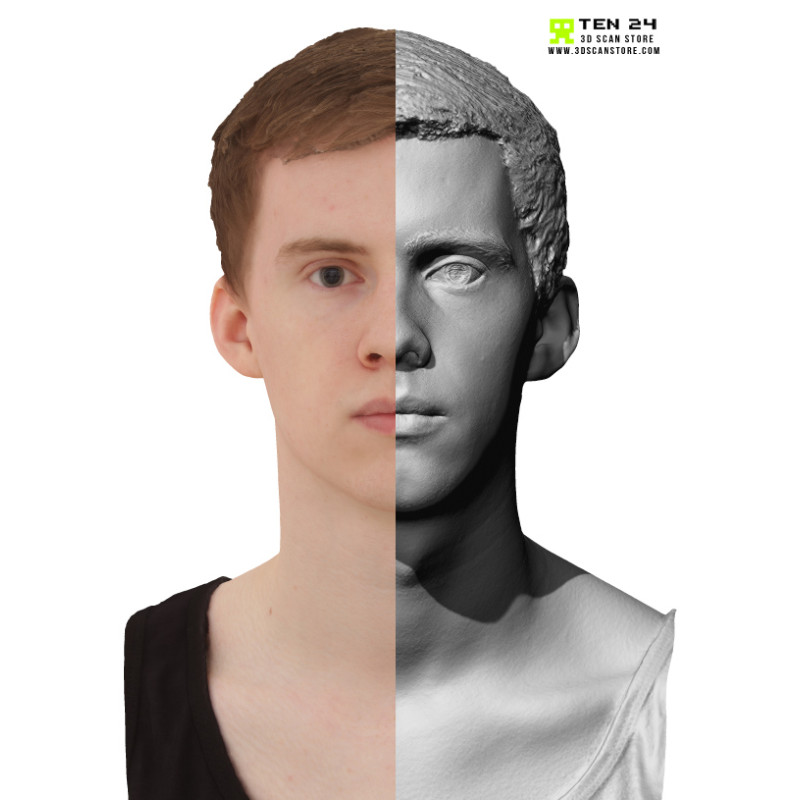 Male 15 Head Scan Cleaned