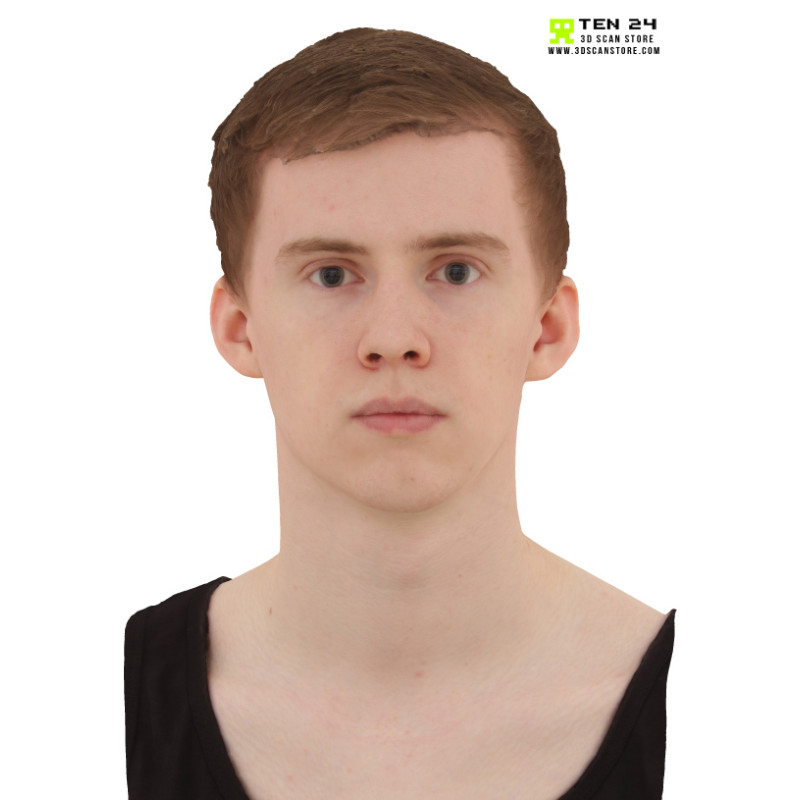 Male 15 Head Scan Cleaned