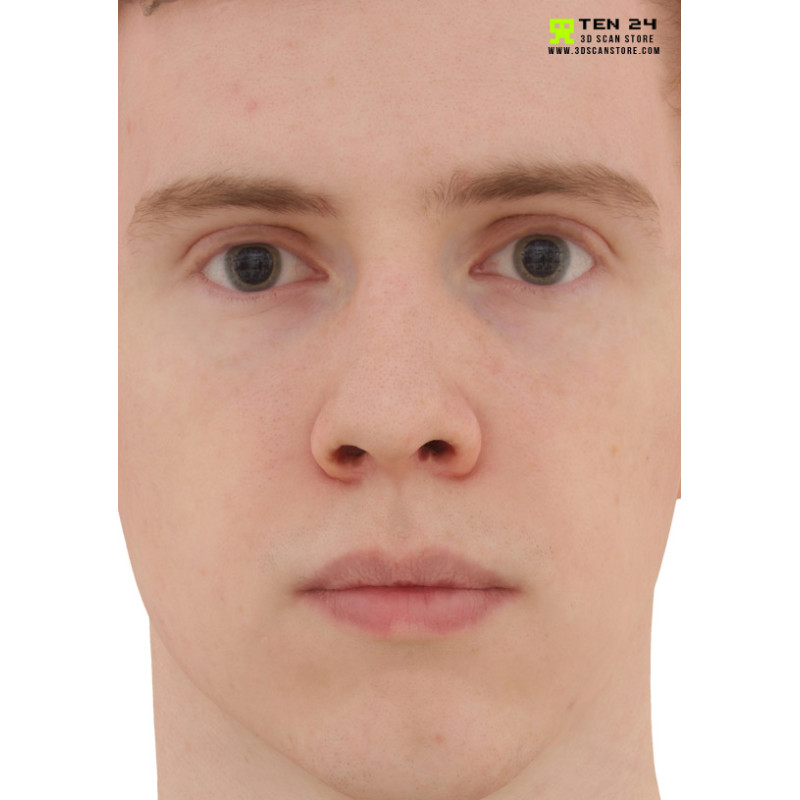 Male 15 Head Scan Cleaned