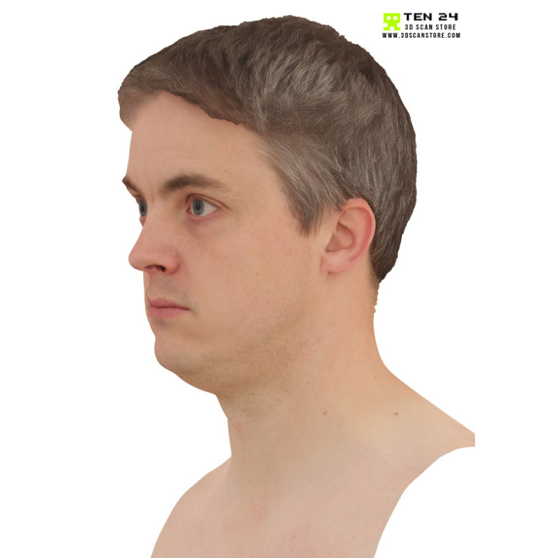 Male 16 Head Scan Cleaned