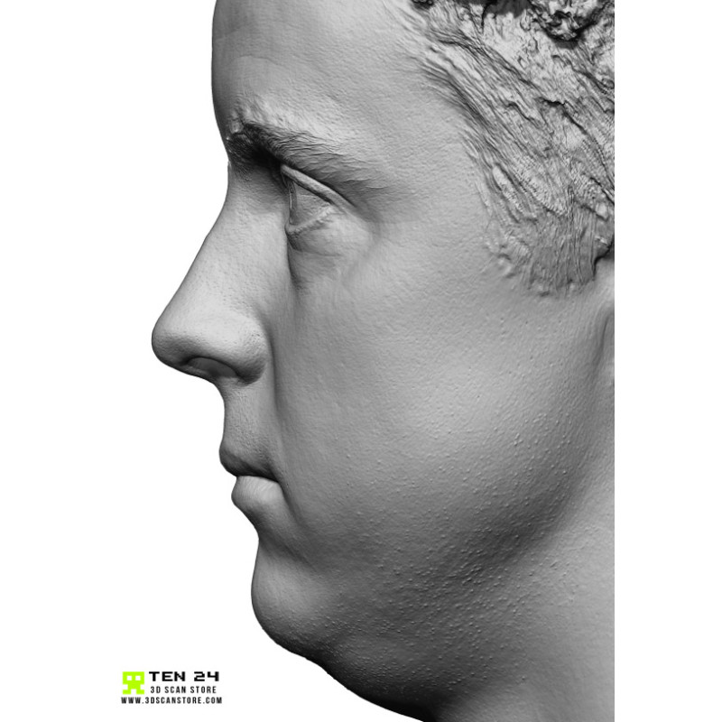 Male 16 Head Scan Cleaned