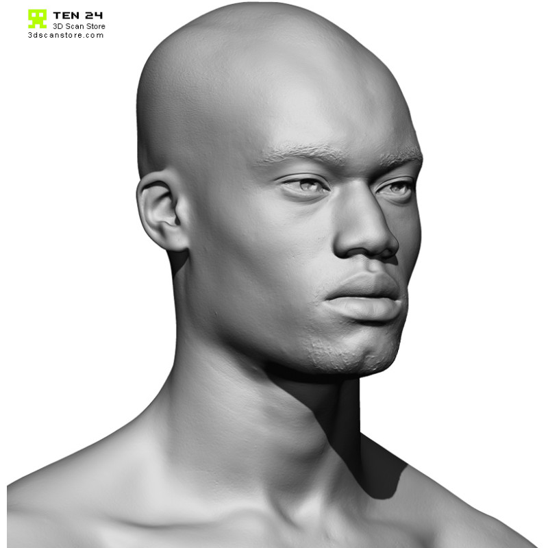 Male 20 Head Scan Cleaned