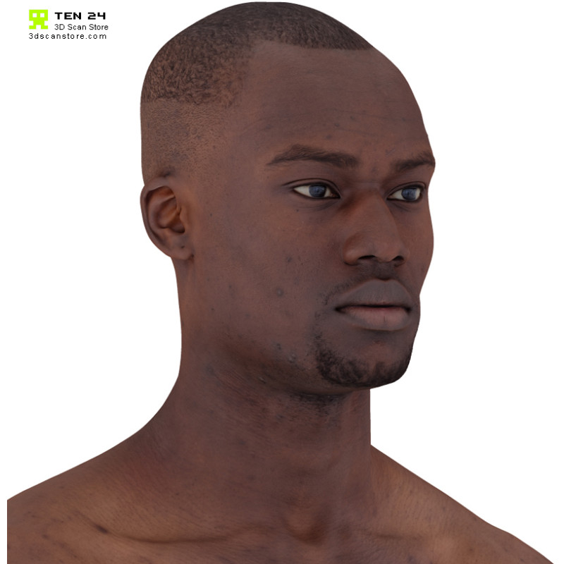 Male 20 Head Scan Cleaned