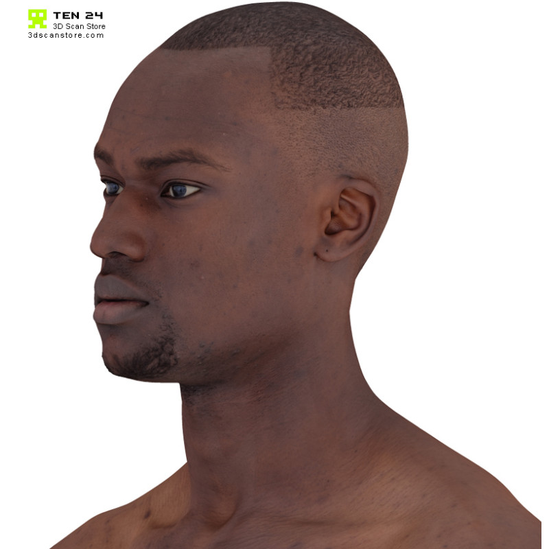 Male 20 Head Scan Cleaned