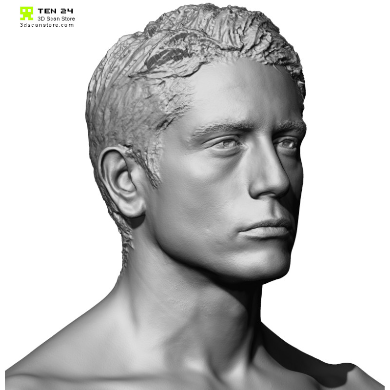 Male 018 Head Scan Cleaned