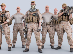 3D Scan Store - AOR-1 Military Scan Bundle