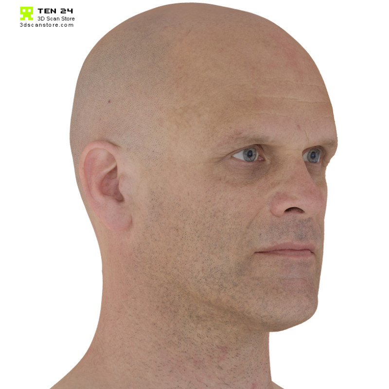 Male 19 Head Scan Cleaned