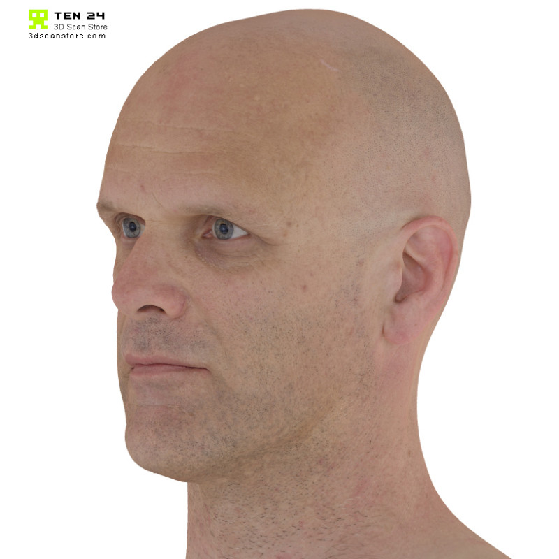 Male 19 Head Scan Cleaned