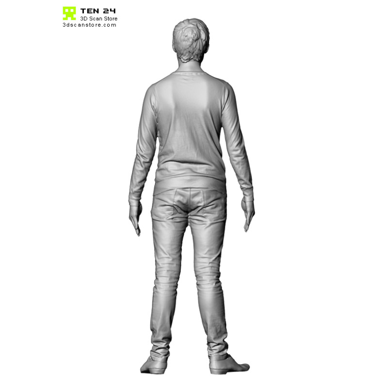 Shaded Male 10 Pose 3