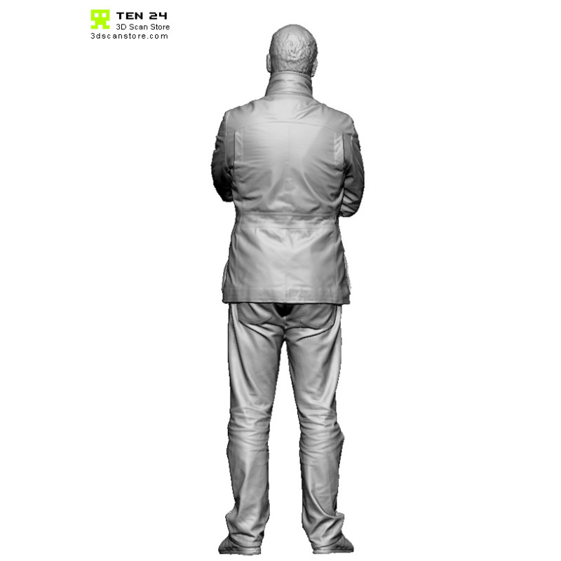 Shaded Male 02 Leather_Arms Folded