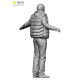 Shaded Male 02 Puffer Hoodie_Arms out