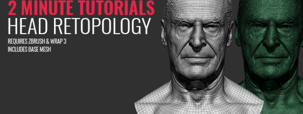 2 Minute Tutorial - Head retopology for cleanup