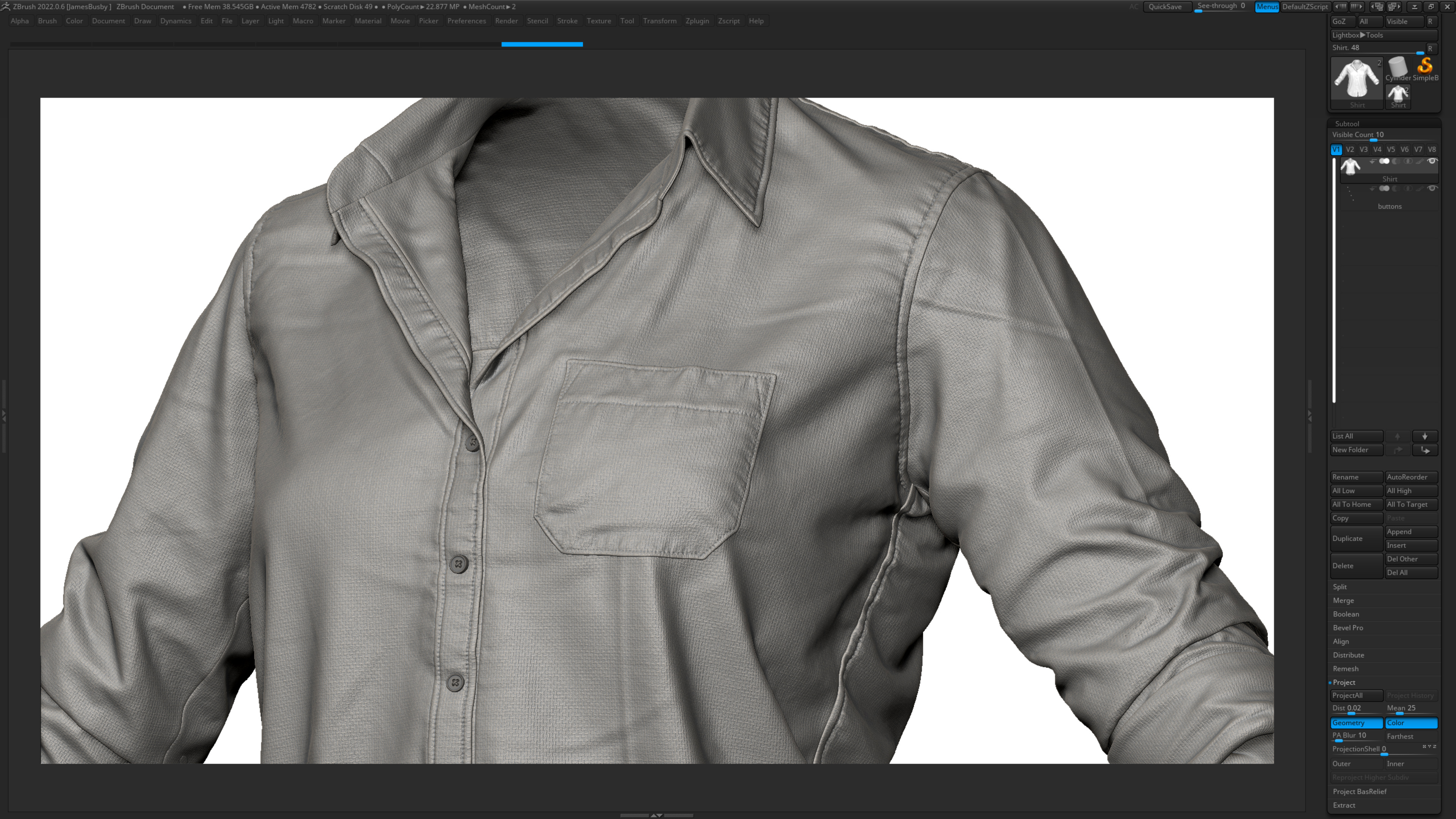 Download female 3D Shirt