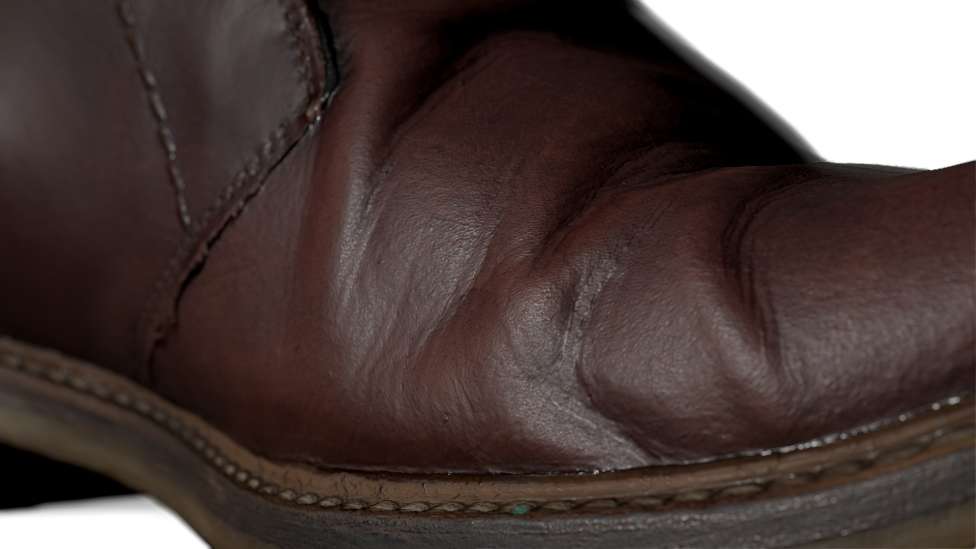 Leather boot / Male game ready clothing