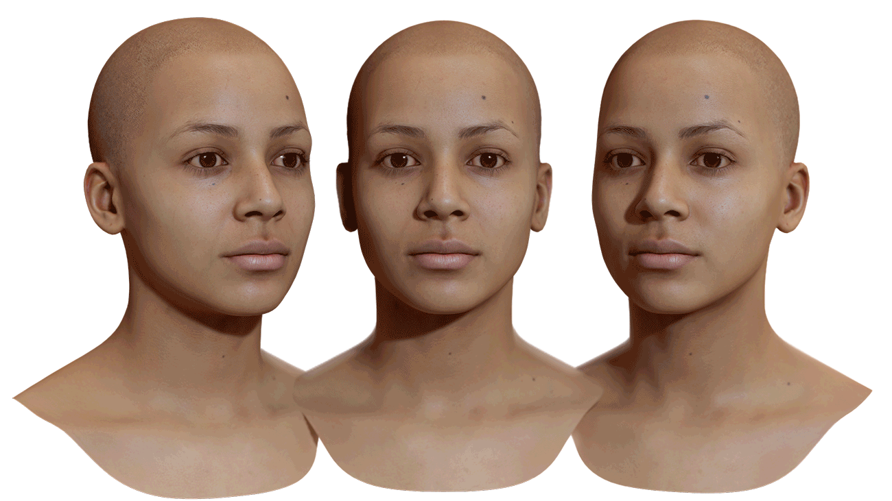 3D Face Texture